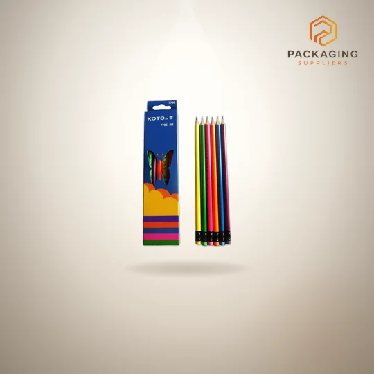 Colored Pencils Packaging Boxes